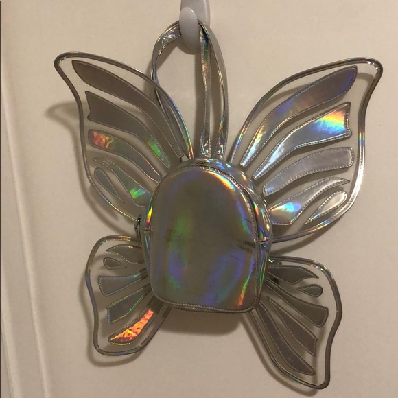 iHeartRaves Handbags - Iridescent butterfly festival backpack